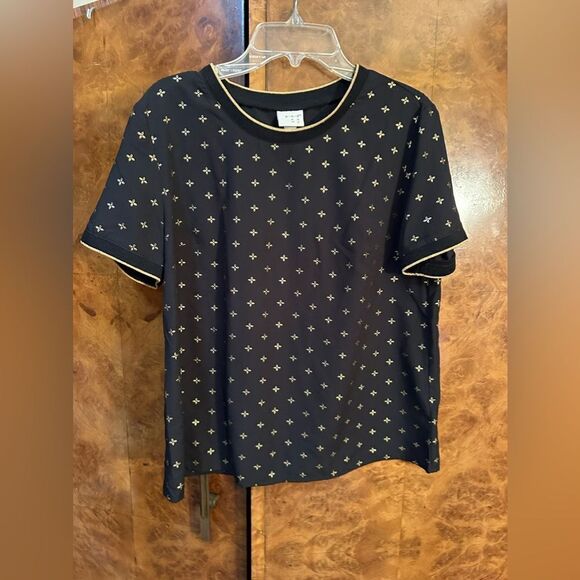 A new day - black and gold top - Picture 1 of 7